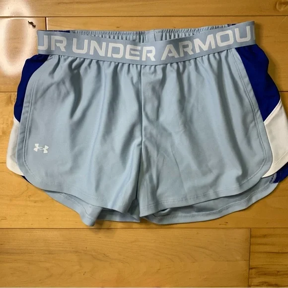 Under Armour Womens Play Up Shorts Blue Size Medium NEW WITH TAG - Picture 3 of 5